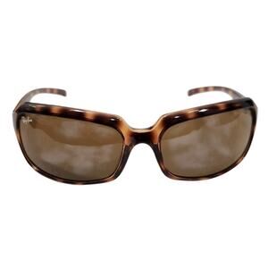 RAY-BAN Rb4116 SUNGLASSES TORTOISE SHELL WRAP AROUND Y2K 90S 2000S OUTDOOR READ